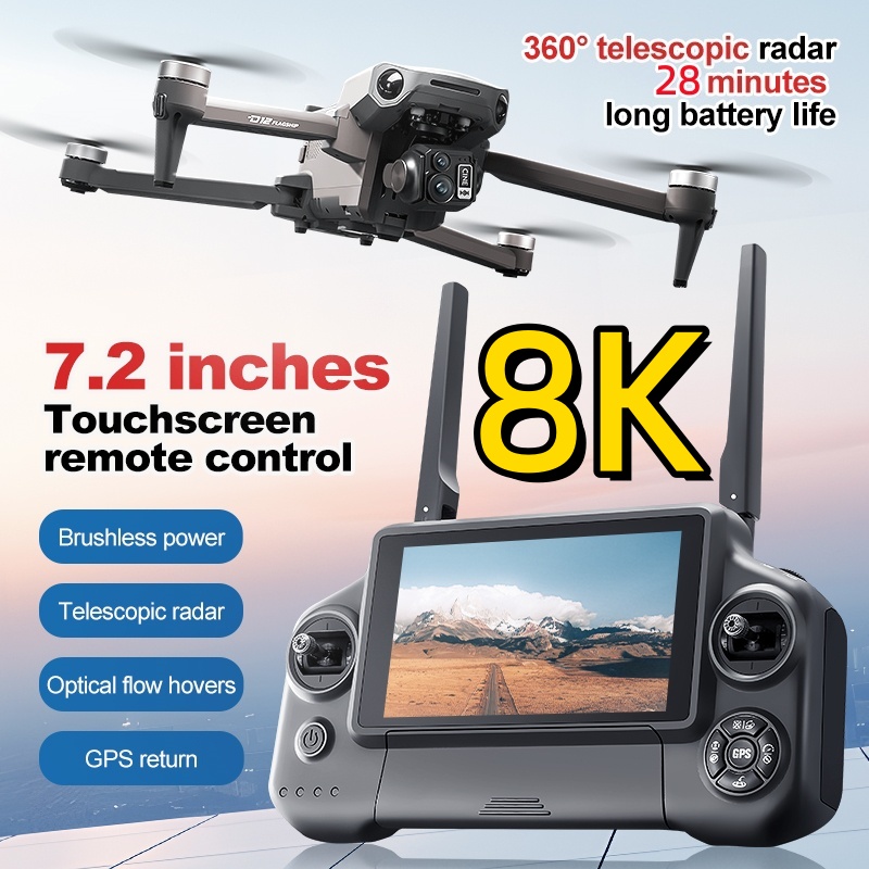 Drone Camera Night Vision - Dron RC con Control Remoto FPV,