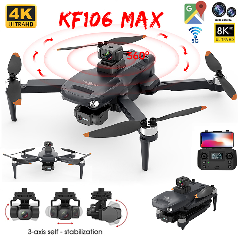 Drone Camera Wide Angle - Dron profesional KF106 Max 8K, WIFI