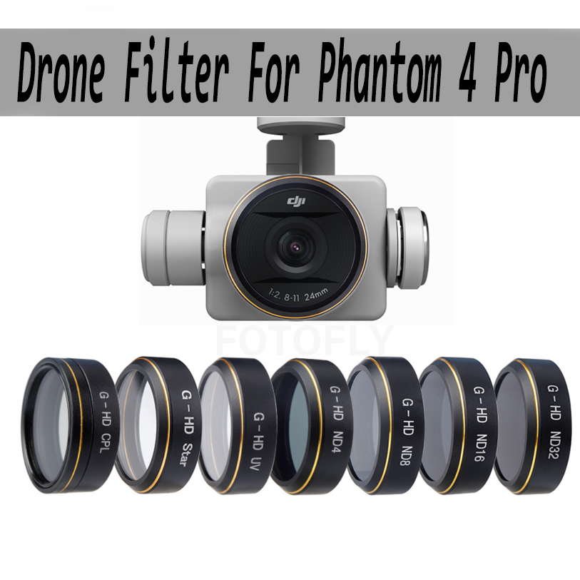 Filtro de Dron para Phantom 4  - Drone Camera Filter reseña y precio