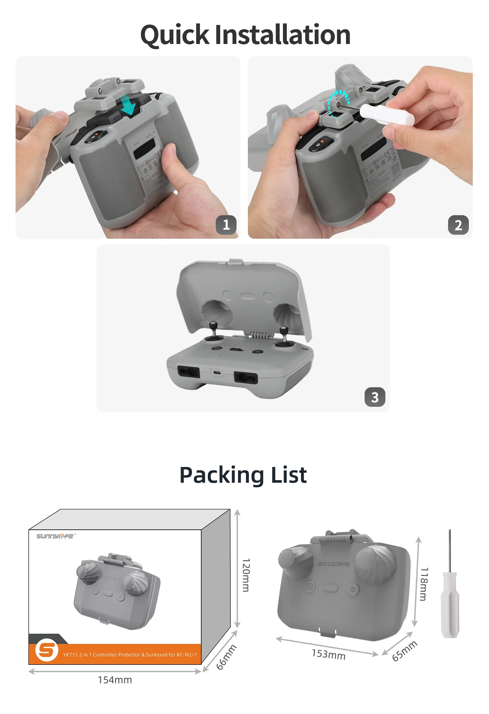 Protector de controlador 2 en  - Dji Drone Mini 4 Pro reseña y precio