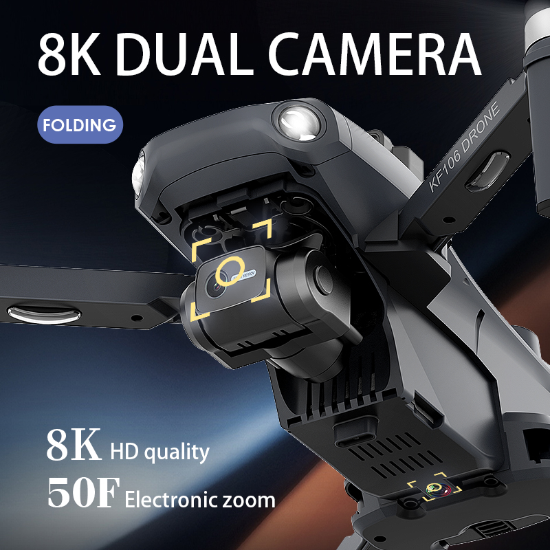 Dron profesional KF106 Max 8K, - Drone Camera Wide Angle reseña y precio