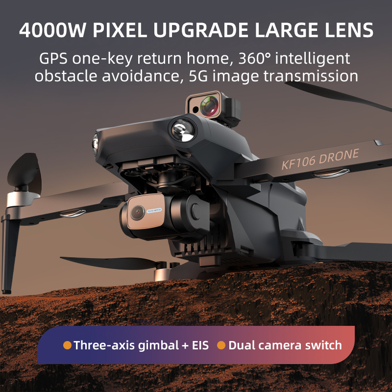 Dron profesional KF106 Max 8K, - Drone Camera Wide Angle reseña y precio