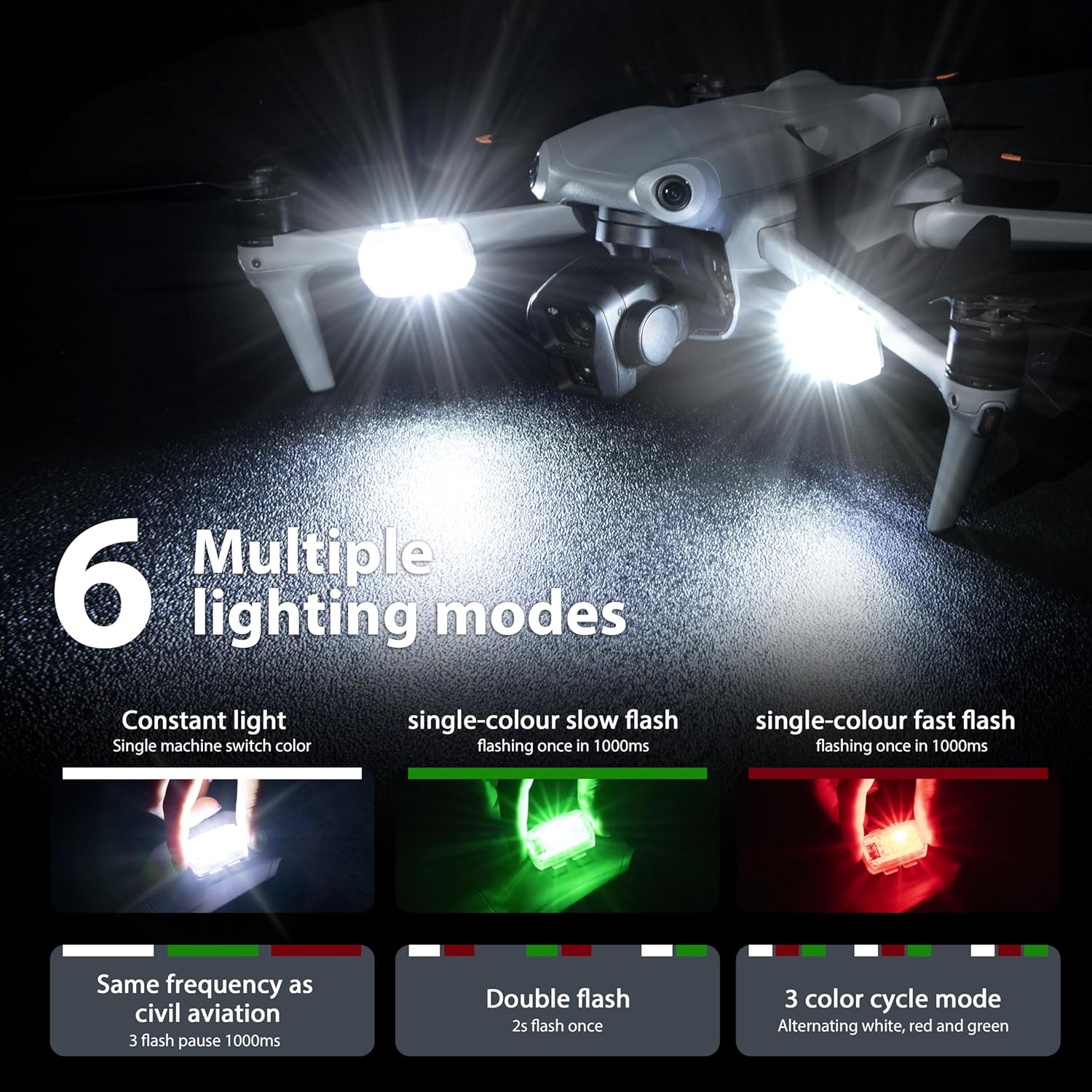 STARTRC Drone luz estroboscópi - Dji Drone Mini 4 Pro reseña y precio