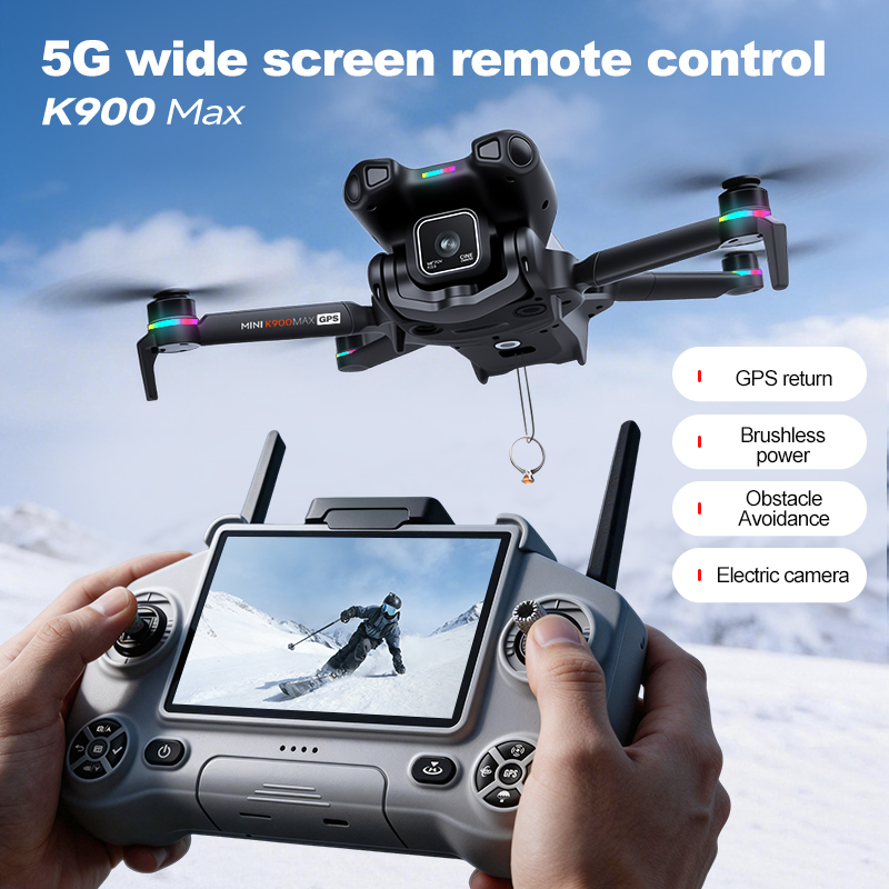 Nuevo Dron GPS K900 MAX con Cá - Drone Camera Night Vision reseña y precio