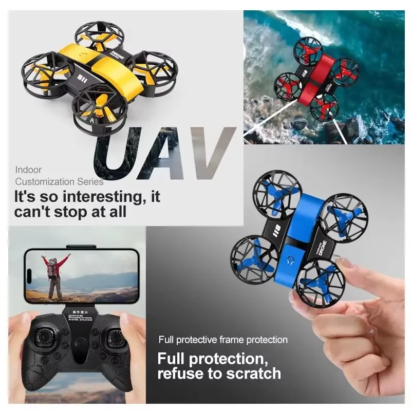 Mini Dron D12 4k Profesional c - Drone Camera Wide Angle reseña y precio