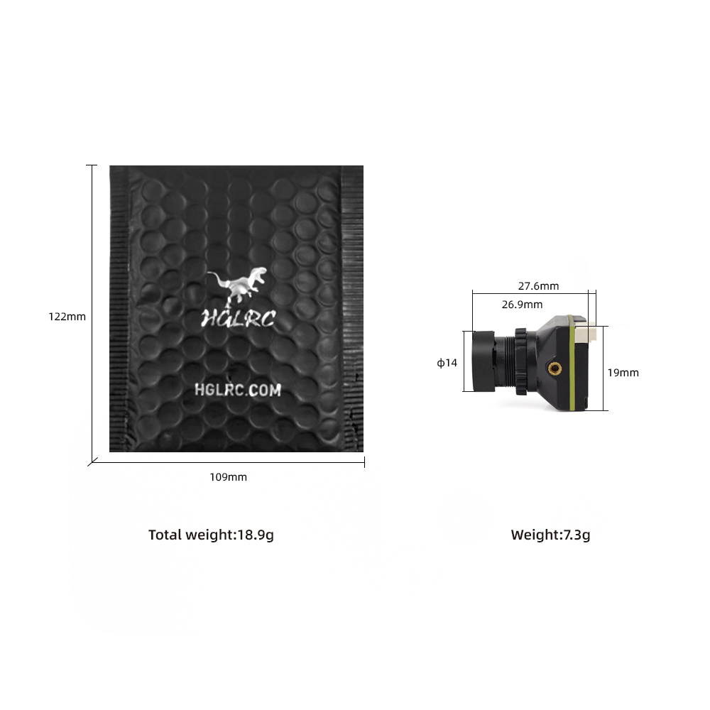 Cámara FPV HGLRC L1 1200TVL HD - Drone Camera Wide Angle reseña y precio