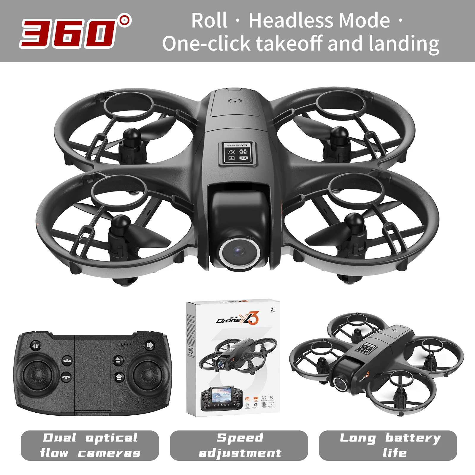 Nuevo Dron RC YL3 8K 1080P con - Drone Camera Night Vision reseña y precio