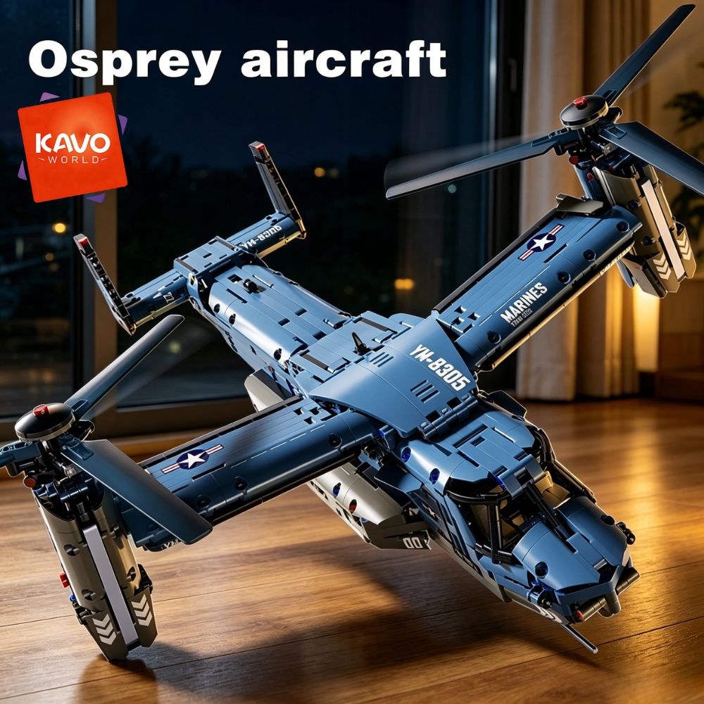 KAVOWORLD 1486PCS V-22 Osprey, - Jjrc Drone X12 reseña y precio