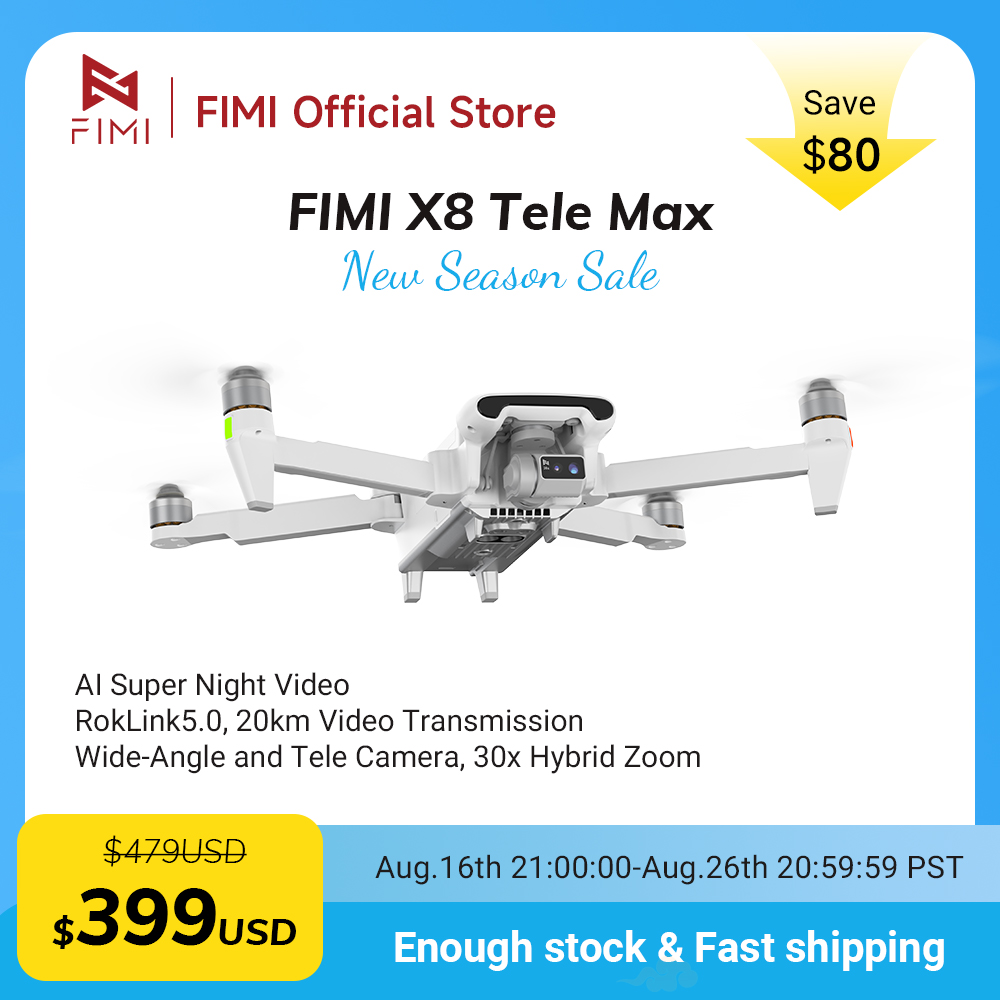 FIMI-Dron X8 Pro con GPS, víde - Drone Camera Wide Angle reseña y precio
